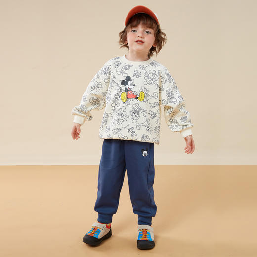 春秋男童卫衣卫裤套装米奇印花中大童运动休闲套装ZD3CT013
 商品图2