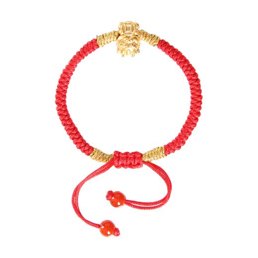灵机吉品 祥龙红绳手链 抱金龙入怀  商品图6