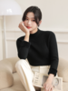 【一件抵3件】时尚半高领一体水貂绒毛衣 女士中领加绒加厚针织毛线内搭 商品缩略图1