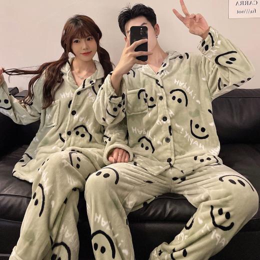 【秋冬必备！保暖家居服套装】情侣睡衣珊瑚绒秋冬卡通可爱，加厚加绒保暖家居服套装，珊瑚绒的材质让你感受温暖与柔软，加厚加绒设计更是给你全方位的呵护lm 商品图13