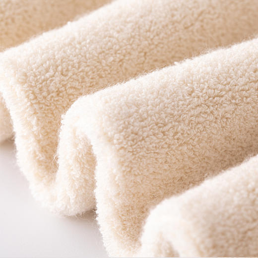 小亘无跟全毛圈袜 秋冬御寒加厚袜子 内外两穿不分尺码 (本白色1双)（常规地区满120包邮） 商品图1