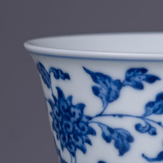 青花连理枝花神杯 商品图4