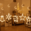 【照亮节日氛围❗️LED圣诞装饰灯】新款LED吸盘橱窗挂灯圣诞节装饰店铺氛围场景布置节日装饰灯 商品缩略图0