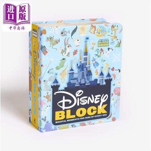 【中商原版】An Abrams Block Book Disney Block 迪士尼字母立体书 英文原版进口图书儿童绘本 英语启蒙故事纸板书迪士尼电影 商品图0