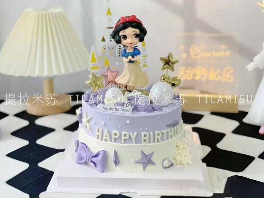 白雪公主生日蛋糕2磅A款 商品图0