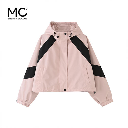 连帽冲锋衣工装风韩版拼色外套J3241638 商品图4