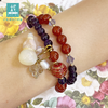 紫水晶红玛瑙樱花玛瑙两圈扩香手链 天然水晶 玛瑙 商品缩略图3