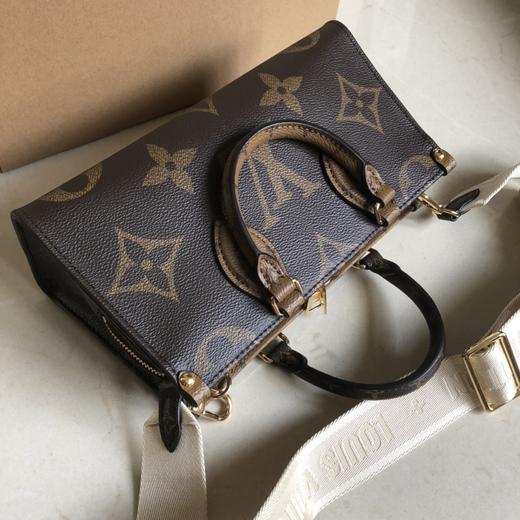 驴家秀款迷你𝙤𝙣𝙩𝙝𝙚𝙜𝙤，拼皮撞色小包 商品图2