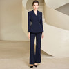 IWY/秋冬藏青色西装套装主持人演讲正装商务职业装233011C1+P3 商品缩略图0