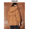VIMAGE纬漫纪冬季时尚保暖连帽保暖白鸭绒羽绒服V2011607 商品缩略图9
