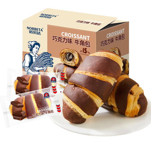 【自营】诺贝达牛角包400g 商品图0