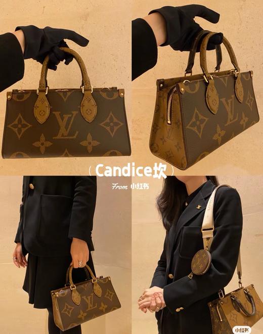 驴家秀款迷你𝙤𝙣𝙩𝙝𝙚𝙜𝙤，拼皮撞色小包 商品图0