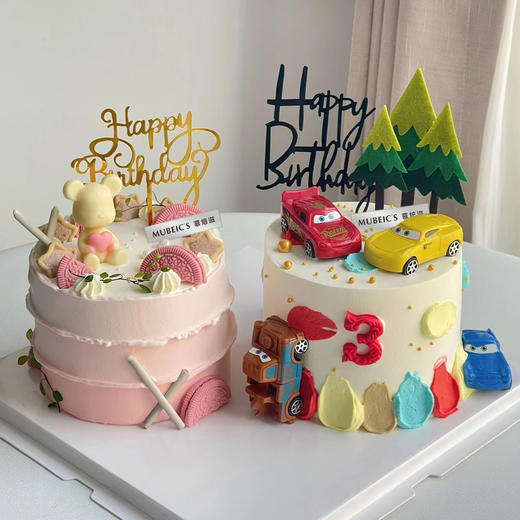 双胞胎蛋糕S127（数字修改请备注） 商品图0