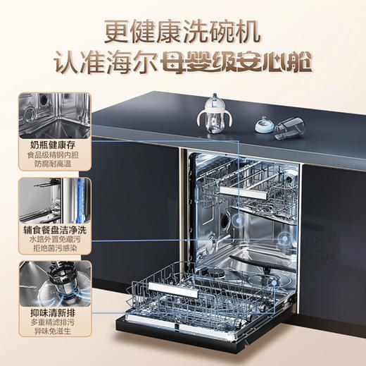 海尔（Haier）洗碗机 EYBW152266WEU1 商品图11