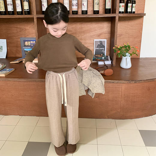 【买1送1】儿童美拉德打底衫丨加厚加绒男童女童秋冬保暖内衣中小童上衣宝宝打底衫潮 商品图2