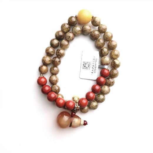 沙弗莱南红 红玛瑙两圈扩香手链  商品图4