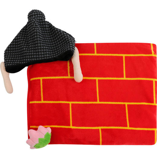 【开启佛系模式！佛系青年3件套】毛毯办公室午睡毯睡觉抱枕毯子两用二合一三件套袈裟 商品图4