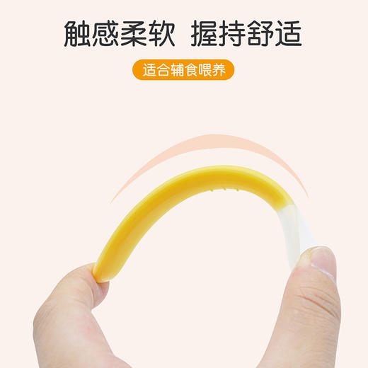 【喜多】婴幼儿硅胶软质安全汤匙汤勺 商品图4