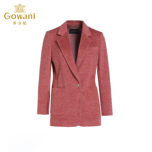 乔万尼100%绵羊毛大衣女秋冬高级感西装短外套ET4B823 商品图4