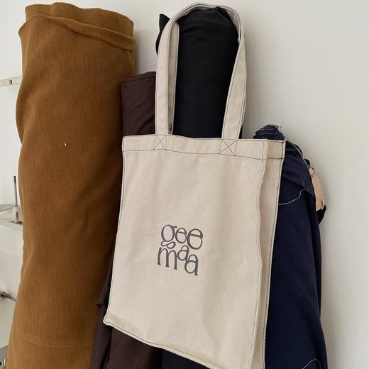 geemaa 撞色刺绣厚款帆布包 商品图5