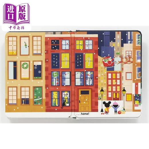 【中商原版】An Abrams Trail Tale Merrytale 足迹故事 圣诞故事 英文原版进口图书 儿童绘本 折叠页纸板书 故事图画书 商品图1