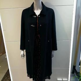 南3倩云长款双面呢大衣