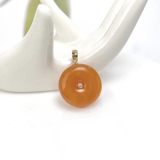 S925蜜蜡吊坠-平安扣 商品图0