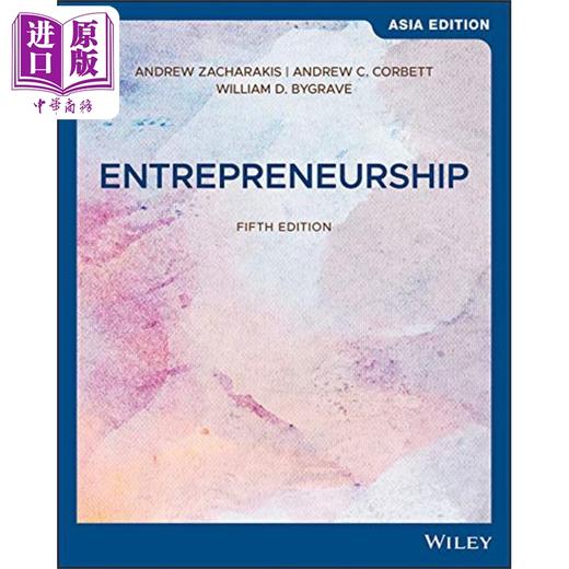 预售 【中商原版】企业家精神 第5版 亚洲版 英文原版 Entrepreneurship 5E Asia Edition Andrew Zacharakis 商业理论 经管 商品图0
