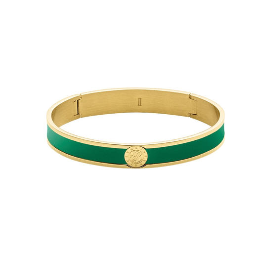北京仓｜Dyrberg Kern-Pennika-祖母绿色 珐琅 椭圆型 手镯［丹麦设计师］ 商品图1