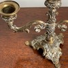 意大利古董纯铜雕花三头烛台AU290 商品缩略图6