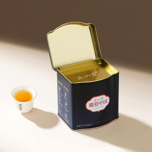 正山堂·骏眉中国·雅黑（一芽一叶）花果蜜香特级红茶罐装茶叶50g 商品图4
