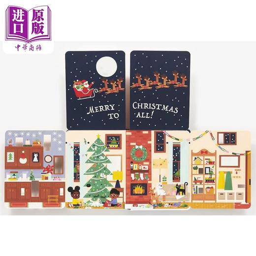 【中商原版】An Abrams Trail Tale Merrytale 足迹故事 圣诞故事 英文原版进口图书 儿童绘本 折叠页纸板书 故事图画书 商品图2