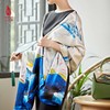 SAINTJOY/上久楷真丝披肩女式真丝披肩PJS21003水荷风裳 商品缩略图0