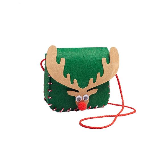 【diy圣诞手工❗️圣诞小鹿背包】圣诞节小礼物手工diy小鹿背包创意幼儿园儿童制作材料包圣诞装饰三八妇女节新年礼盒年货礼盒 商品图3