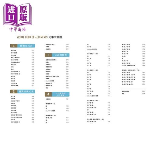 【中商原版】元素大图鉴 伽利略科学大图鉴9 港台原版 科普读物 自然科学自然百科知识 青少年科学图鉴 12岁以上 化学知识基础 商品图2