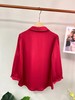 C6371       气质休闲职业通勤西装领醋酸长袖上衣 商品缩略图5