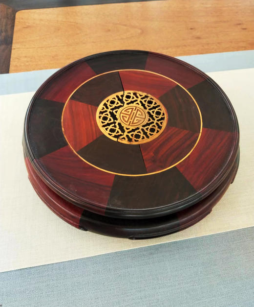红木可旋转底座（开裂微瑕） 商品图0