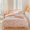 【四季通用】新款磨毛亲肤斜纹印花磨毛四件套简约风 舒适睡眠 床上用品四件套 商品缩略图6