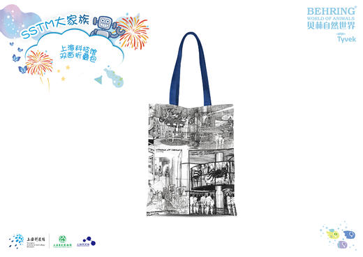 上海科技馆·双面折叠包 商品图3