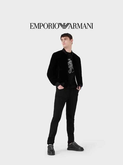 E ARMANI 便服裤男  8N1J111DHDZ-0005 .6%ELASTOMULTIESTER 68%COTTON 4%ELASTANE 22%MODAL 商品图2