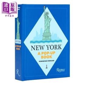 【中商原版】纽约快闪 立体书 英文原版 New York A Pop Up Book Dominique Erhard 生活休闲 纽约城市建筑 旅游指南 