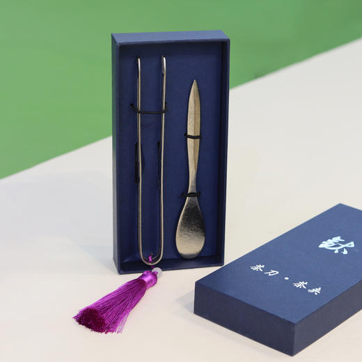 博雅集 茶刀夹套装 钛功夫茶泡茶工具茶夹茶刀茶具配件 商品图2