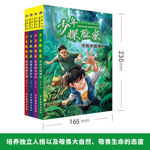 《少年探险家：中国少年成长励志书》全4册 【9-14岁】有探险，才有想象，才有挺直脊梁的好作文！ 商品图1