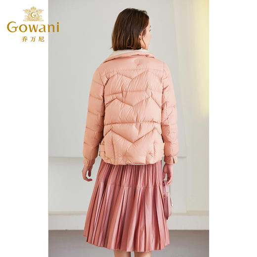 乔万尼羽绒服女冬季新款短款简约纯色设计ET4T987 商品图4