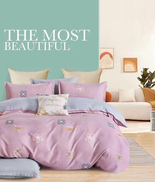 双层纱长绒棉水柔系列四件套2.0*2.3mG117900032 商品图8