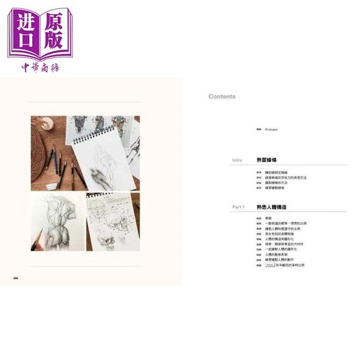 【中商原版】人体绘画的基础与进阶技巧 港台艺术原版  昭垠, 朴京善 枫书坊出版 商品图2