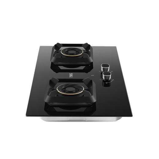 万家乐家用嵌入式双眼燃气灶 JZT/Y-V2(B) 玻璃面板 全进风5.0kW大火力 商品图2