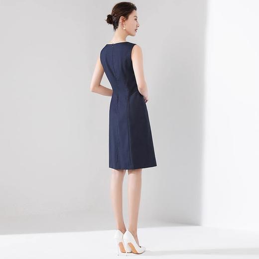 IWY/藏青色职业套装女港风复古两件套洋气时尚休闲ol工作服CQ0615 商品图4