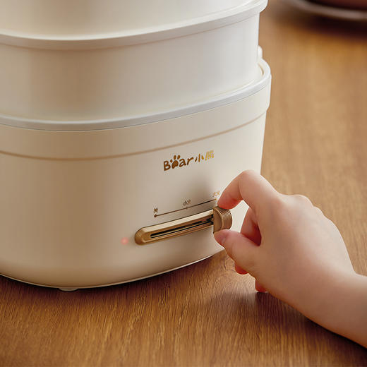 【小程序】小熊(Bear)电煮锅 泡面火锅宿舍小电锅 多功能多用途电热锅 3L蒸煮一体蒸屉蒸笼电蒸锅 DRG-E30U8 商品图6