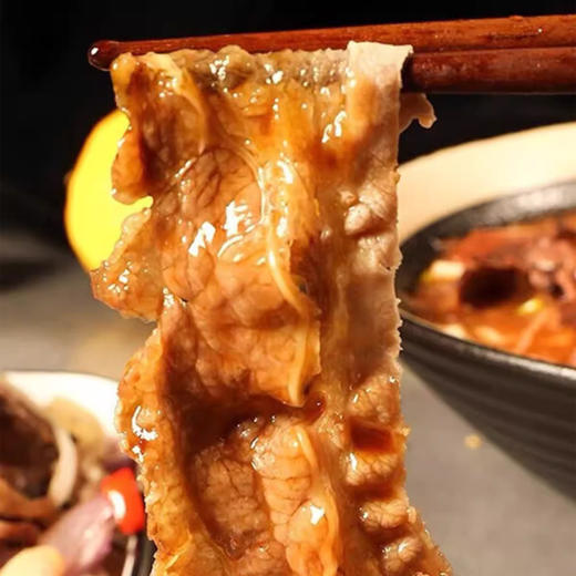 【会员专享】筋头巴脑肥牛卷 450g/盒 商品图3